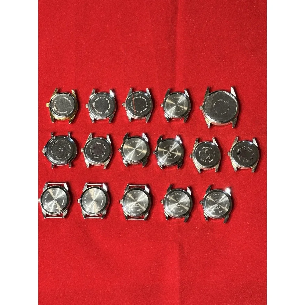 Large Lot (16)  of Native American Style Replacement Watch Faces  New Batteries